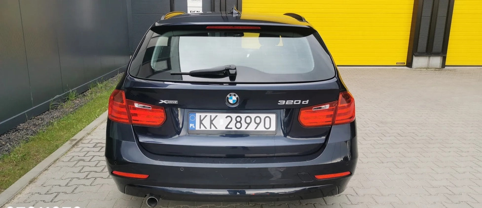 BMW Seria 3 cena 49999 przebieg: 168000, rok produkcji 2015 z Kraków małe 301